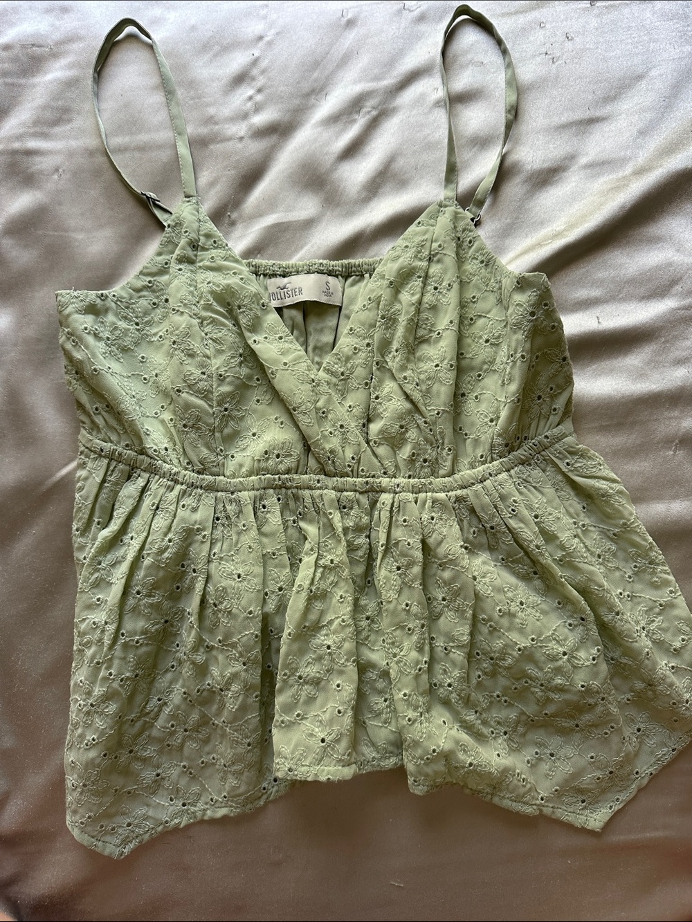 Hollister Light Green Top